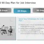 30 60 90 day plan for interview PowerPoint Template 03 & Google Slides Theme 1