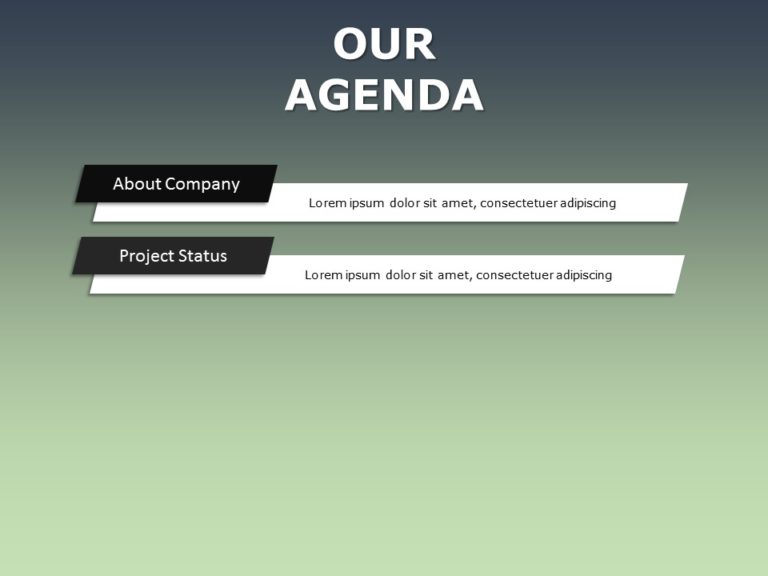 Meeting Agenda Sample PowerPoint Template & Google Slides Theme 2