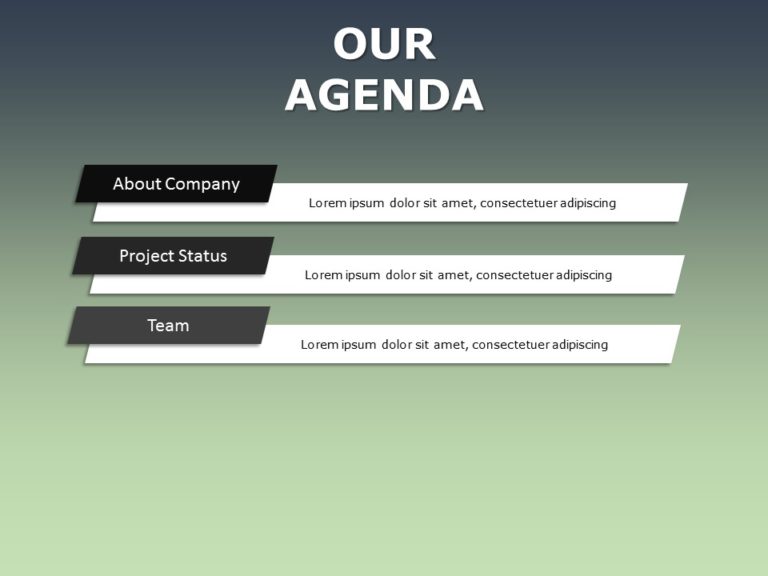 Meeting Agenda Sample PowerPoint Template & Google Slides Theme 3