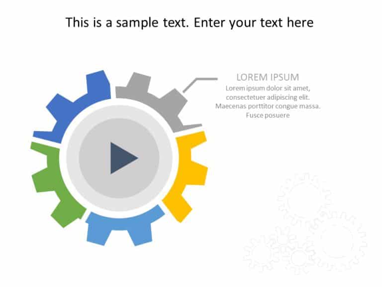 Free Animated Strategy Gear PowerPoint Template & Google Slides Theme 3