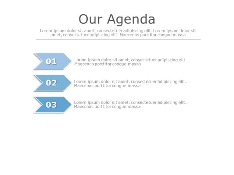 Agenda Example Animation PowerPoint Template