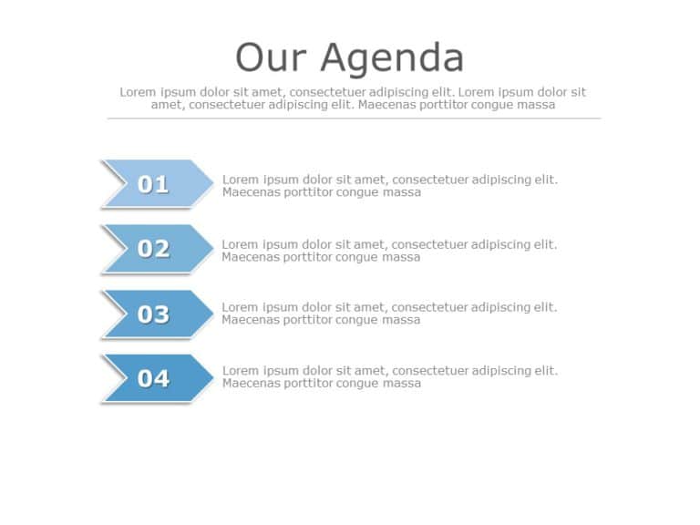 Agenda Example Animation PowerPoint Template