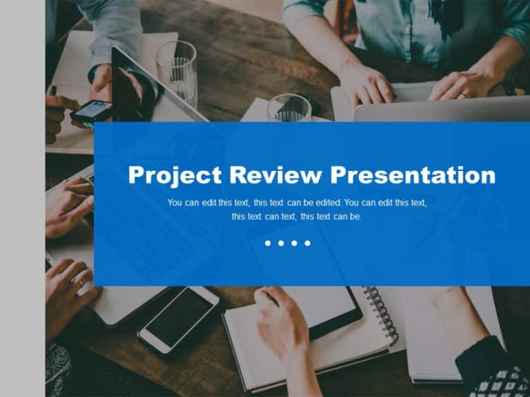Project Status Review Deck PowerPoint Template & Google Slides Theme 1