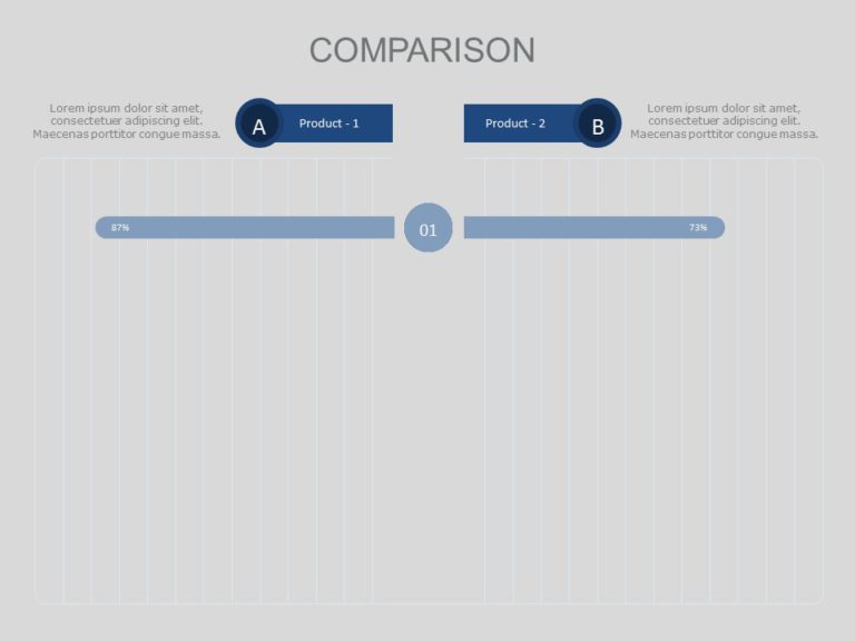 Product Comparison Slide PowerPoint Template & Google Slides Theme 1