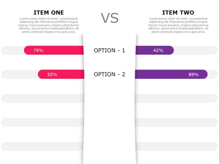 Comparison Chart PowerPoint Template & Google Slides Theme 2