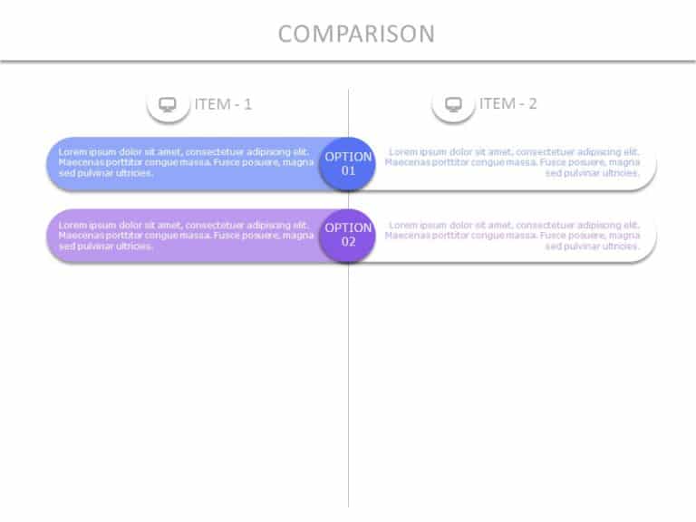 Comparison Slide 01 PowerPoint Template & Google Slides Theme 2