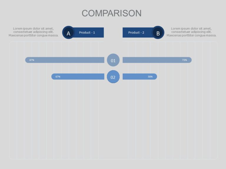 Product Comparison Slide PowerPoint Template & Google Slides Theme 2