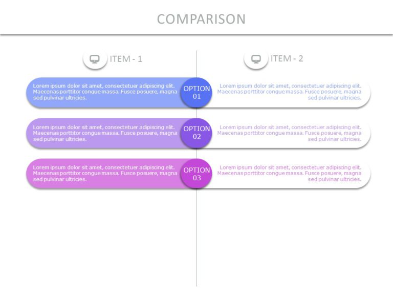 Comparison Slide 01 PowerPoint Template & Google Slides Theme 3