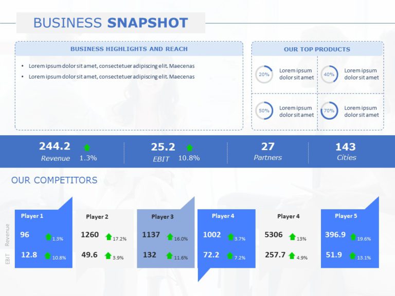 Business Review Presentation 03 PowerPoint Template