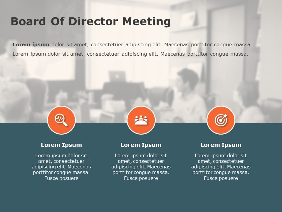 Board of Director Meeting PowerPoint Template