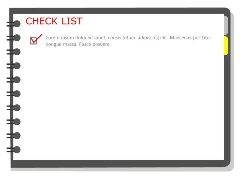Animated Task Check List PowerPoint Template & Google Slides Theme 1