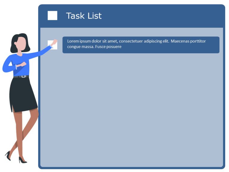 Animated Project Task List PowerPoint Template & Google Slides Theme 1