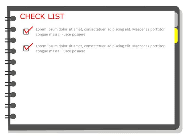 Animated Task Check List PowerPoint Template & Google Slides Theme 2