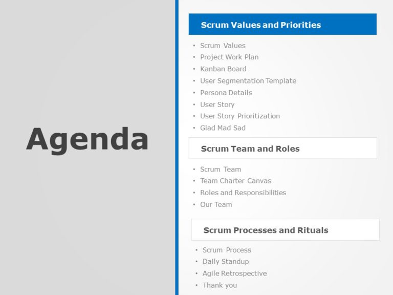 Agile Project Management Deck PowerPoint Template & Google Slides Theme 1