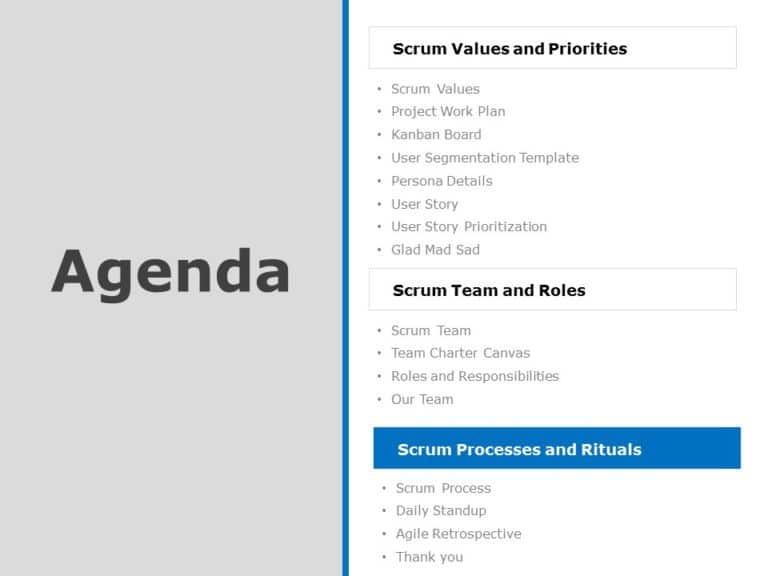 Agile Project Management Deck PowerPoint Template & Google Slides Theme 21