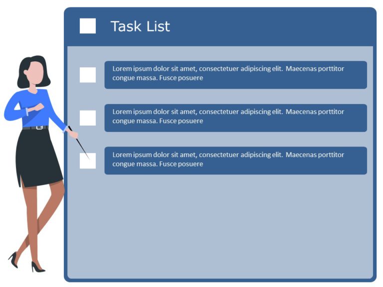 Animated Project Task List PowerPoint Template & Google Slides Theme 3