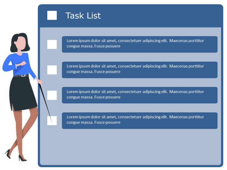 Animated Project Task List PowerPoint Template & Google Slides Theme 4