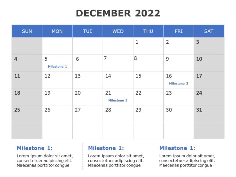 2022 PowerPoint Calendar Template 06 | PowerPoint Calendar Templates