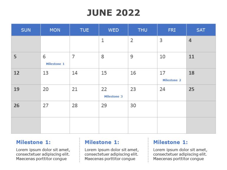 2022 PowerPoint Calendar Template 06 | PowerPoint Calendar Templates ...