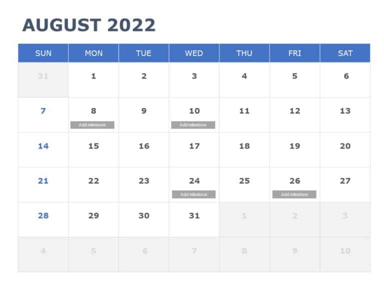 2022 Calendar 04 Powerpoint Template Slideuplift 1853