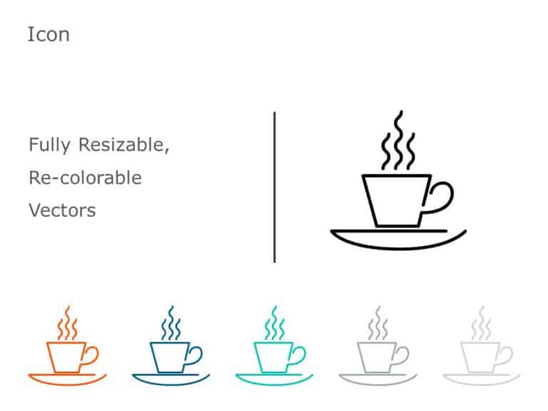 Cafe Icon 11 PowerPoint Template & Google Slides Theme