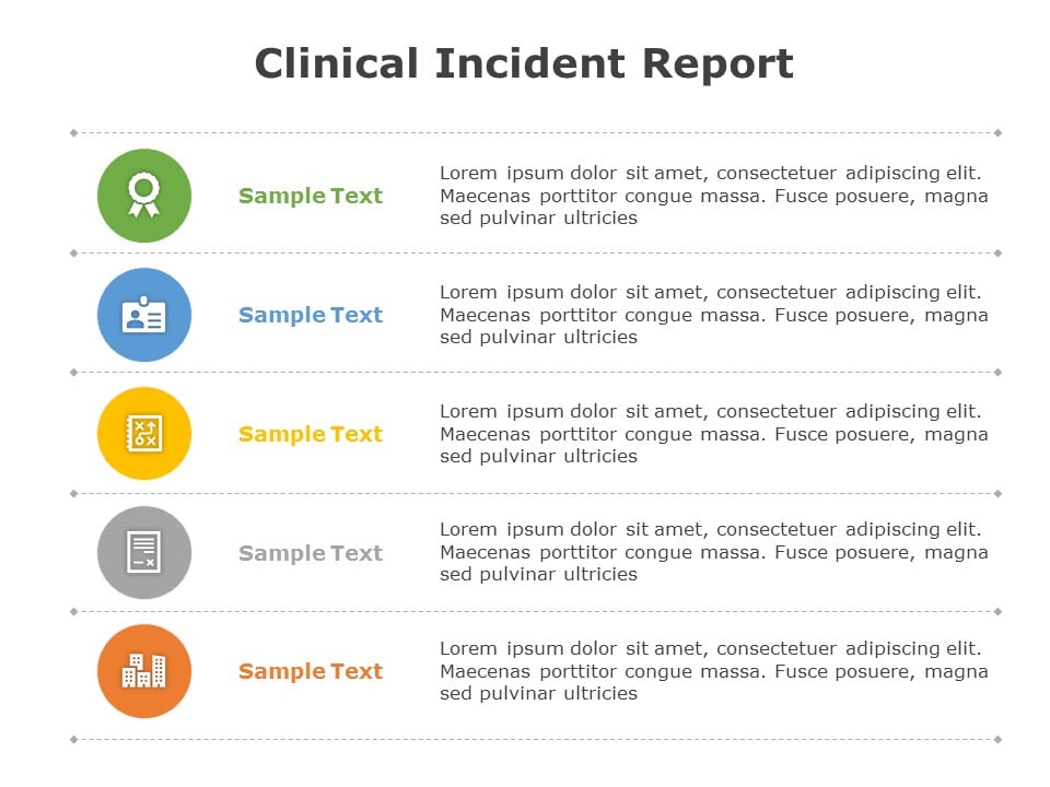 Clinical Incident Report 03 PowerPoint Template