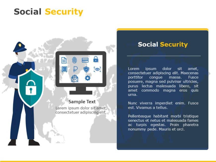 Social Security PowerPoint Template
