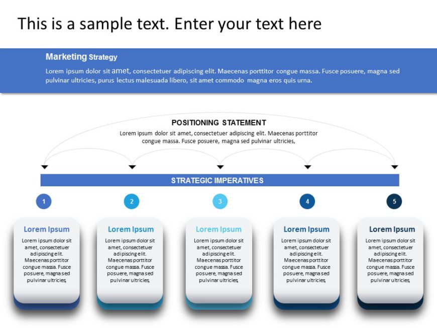 Animated Strategic Imperatives PowerPoint Template