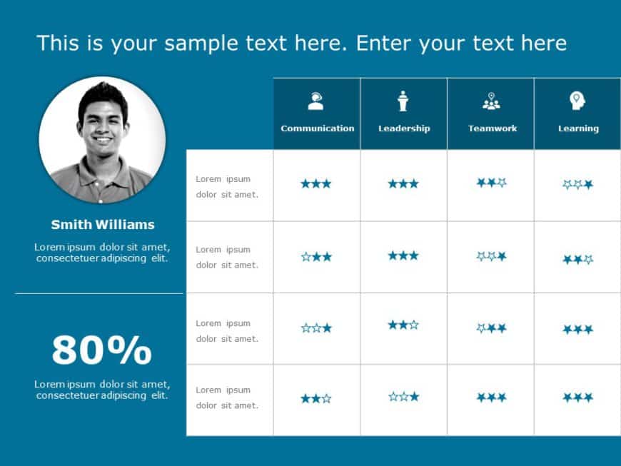 Employee Performance Evaluation PPT Template