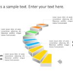 Animated Staircase Roadmap PowerPoint Template 1