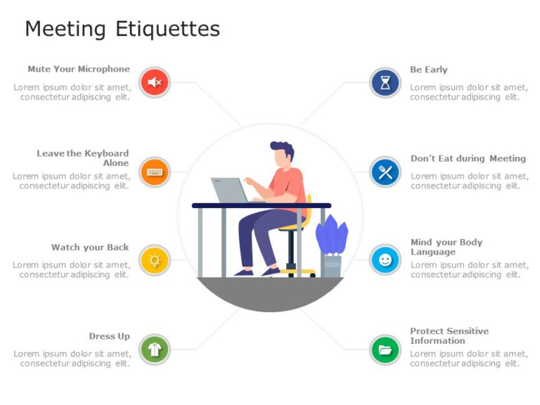 Meeting Etiquettes 03 PowerPoint Template