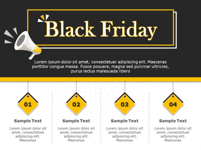 Black Friday 01 PowerPoint Template & Google Slides Theme