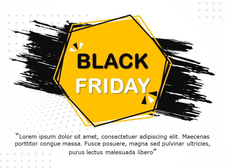 Black Friday 02 PowerPoint Template & Google Slides Theme