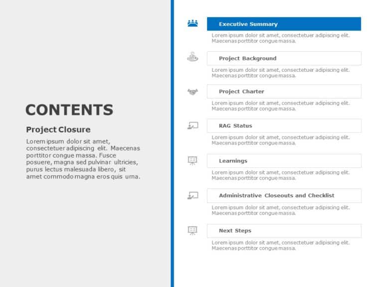 Project Management Presentations Collection PowerPoint Template & Google Slides Theme 44