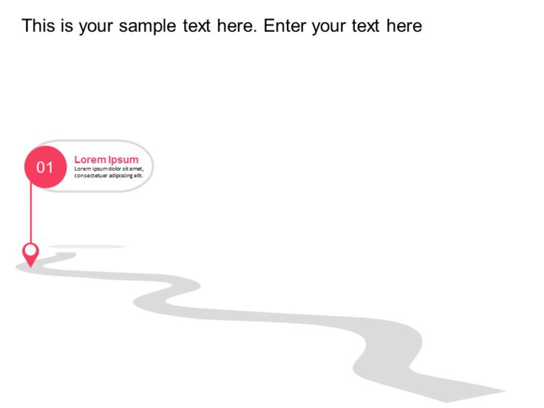 Animated Roadmap PowerPoint & Google Slides Template Theme 1