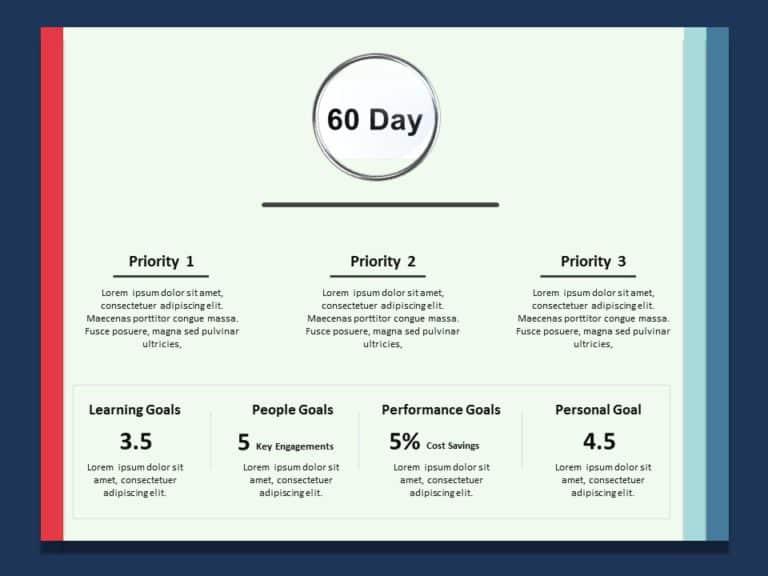 30 60 90 day for New Job Animated PowerPoint Template & Google Slides Theme 2