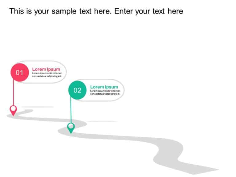 Animated Roadmap PowerPoint & Google Slides Template Theme 2