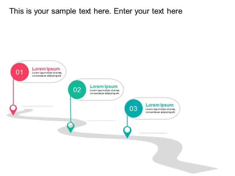 Animated Roadmap PowerPoint & Google Slides Template Theme 3