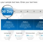 30 60 90 Day Plan for Executive Managers PowerPoint Template