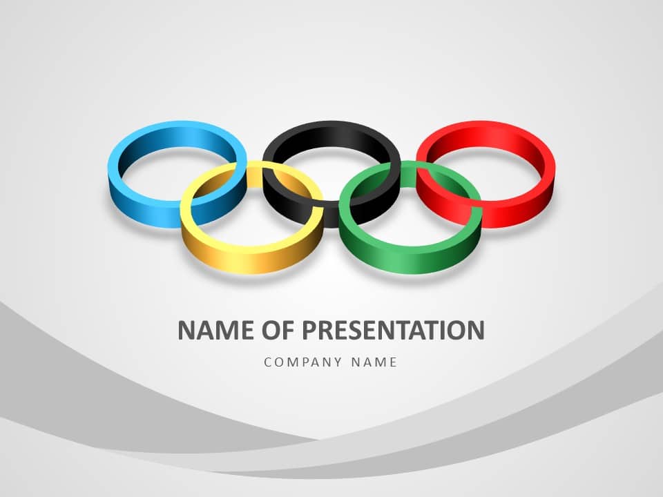 Olympics Cover PowerPoint Template