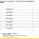 Prioritization Matrix Worksheet PowerPoint Template & Google Slides Theme 4