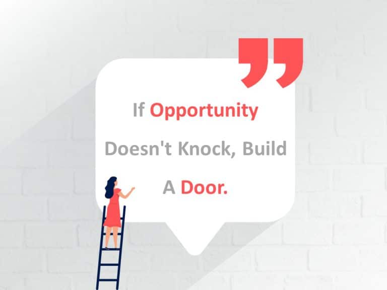 Opportunity Quote PowerPoint Template & Google Slides Theme