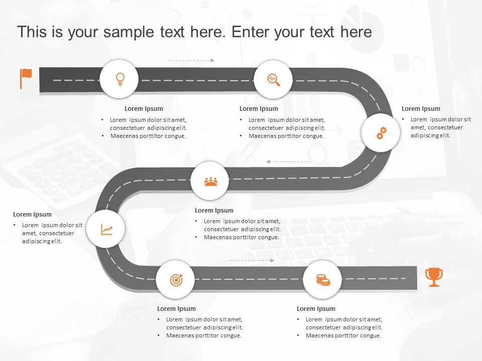 roadmap presentation powerpoint template free