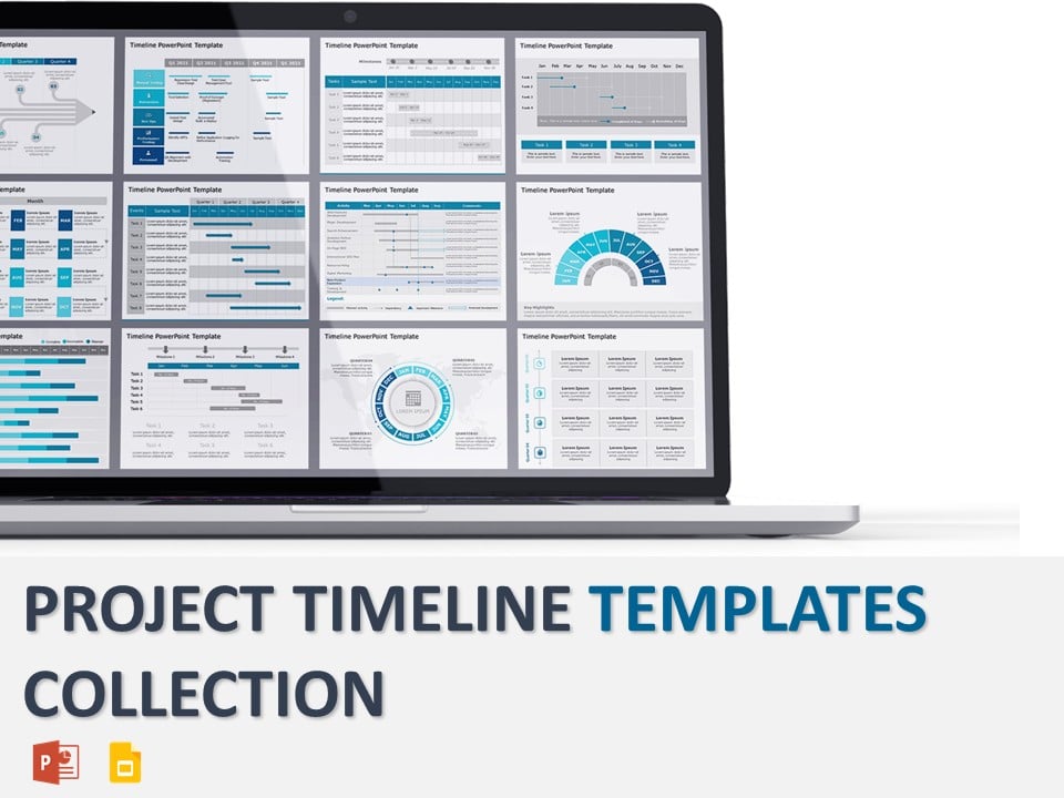 Project Timeline Templates Collection for PowerPoint & Google Slides Templates Theme