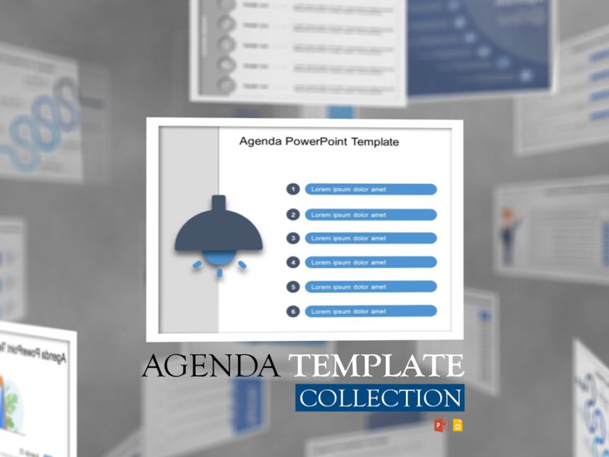 Agenda Templates Collection for PowerPoint & Google Slides Templates