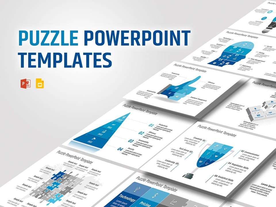 Puzzle Templates Collection for PowerPoint & Google Slides-0944