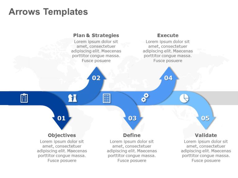 Arrows Templates Collection for PowerPoint & Google Slides Theme 6
