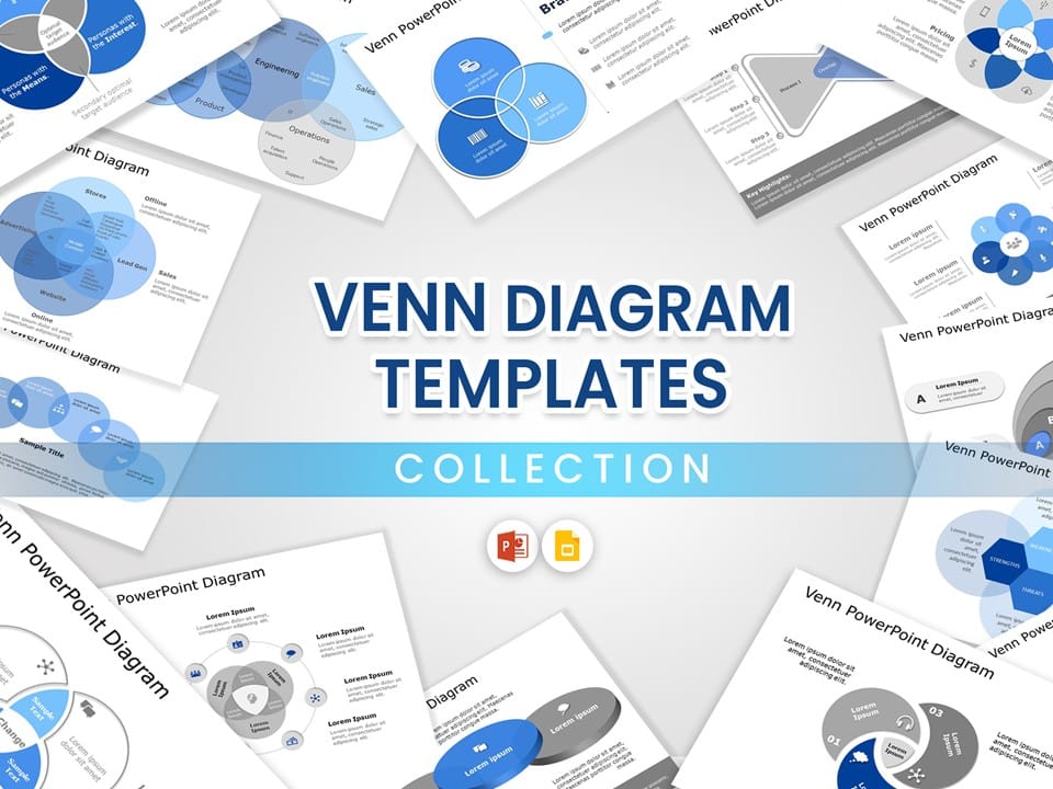 Venn Diagrams Collection for PowerPoint & Google Slides Theme