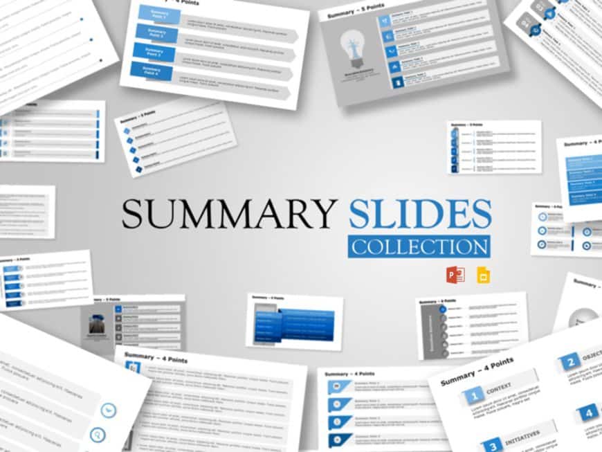 Summary Slides Template Collection for PowerPoint & Google Slides