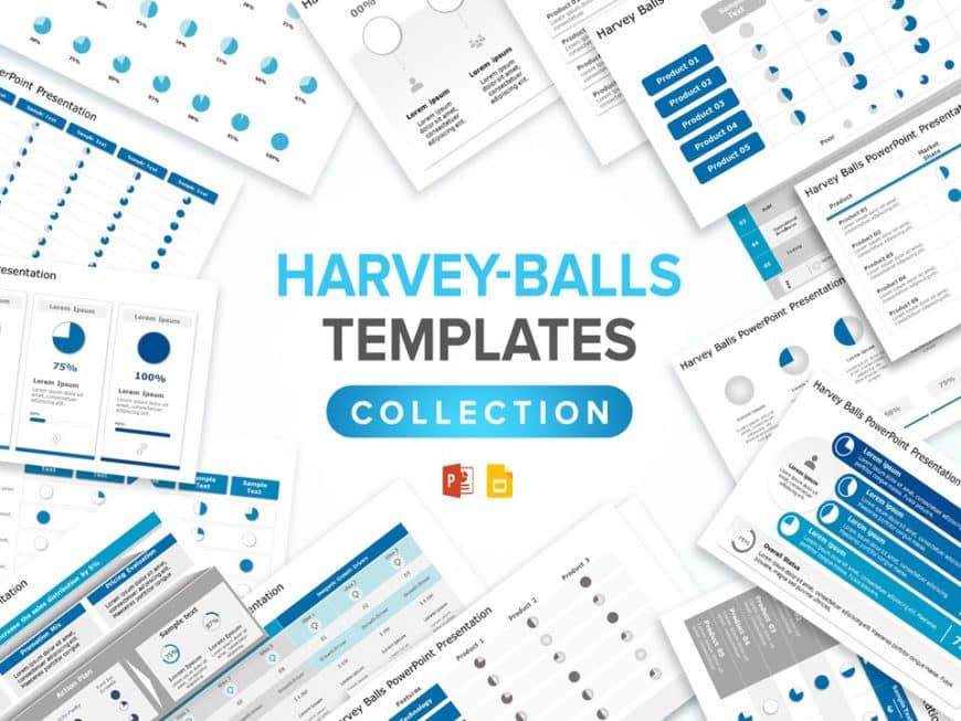 Harvey Balls Template Collection for PowerPoint & Google Slides